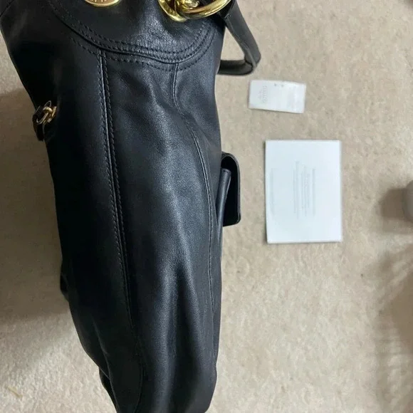 Coach Penelope Black Leather Hobo Bag 2011